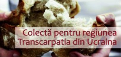 Colectă pentru regiunea Transcarpatia din Ucraina