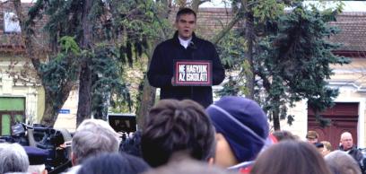 Acum o săptămână:  discursul lui Holló László de la protestul din Târgu Mureș 