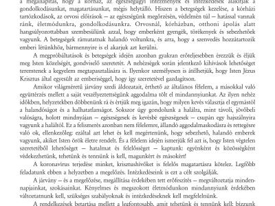 Intézkedések főegyházmegyénkben a koronavírus-fertőzés megelőzése érdekében - Bővítve!!