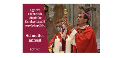 Egy éve szentelték püspökké Kerekes László gyulafehérvári segédpüspököt