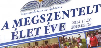 A megszentelt élet éve 2014-2015